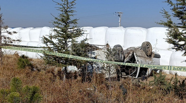 Takla atan otomobilde Gökhan Bişkin hayatını kaybetti