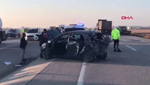 3 aracın karıştığı kazada Şeyda Gülsoy yaralandı