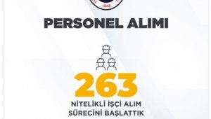 Bakan duyurdu, 263 işçi alacak