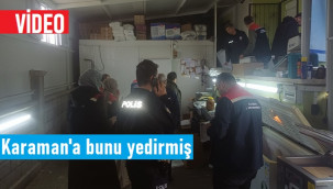 Karaman'da yüzlerce kilo bozuk peynir ele geçirildi