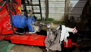 Kolunu silaj makinesine kaptıran Miraç öldü