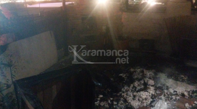 Nevşehir'de otel çatısında çıkan yangın söndürüldü