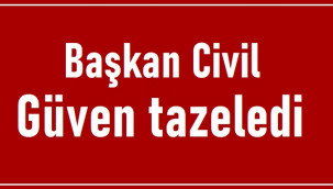 Başkanlık yarışında Mustafa Civil güven tazeledi