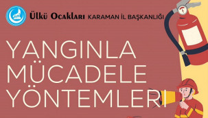 Karaman Ülkü Ocakları'ndan hayat kurtaran eğitim