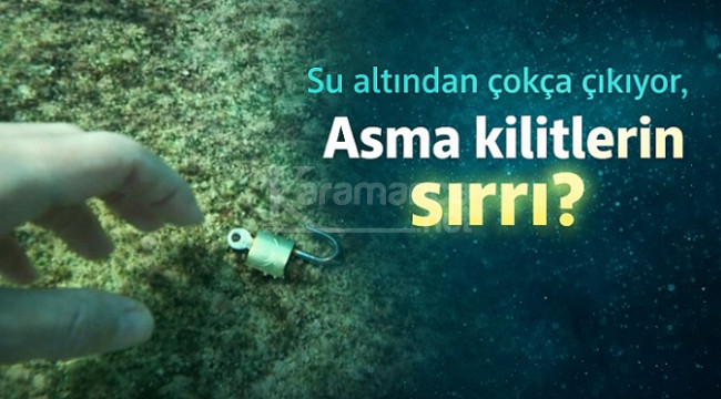 Su altından çıkan asma kilitler şaşırtıyor!
