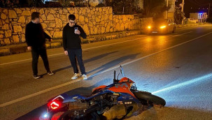 Devrilen motosiklette Ferhat Bak öldü