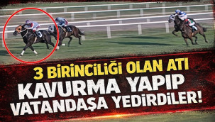 Yarış atını kavurma yapıp, belediye aşevinde vatandaşa dağıttılar
