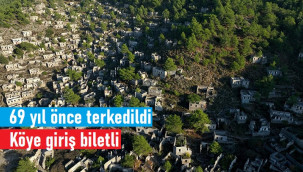 Terk edilmiş köyü yılda 100 bin kişi ziyaret ediyor