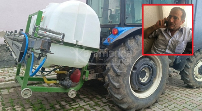 Traktörle makine arasına sıkışan Halim Kutlu öldü