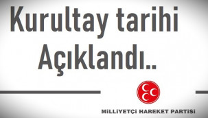 MHP'de Olağan Kurultay tarihi açıklandı