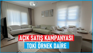 TOKİ'nin 'Açık Satış Kampanyası'na ilişkin örnek daire paylaşıldı