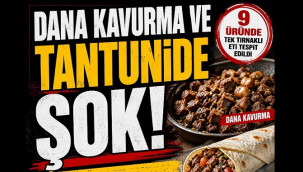 9 üründe tek tırnaklı eti tespit edildi