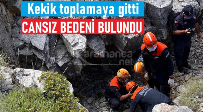 Dağda cansız bedeni bulundu