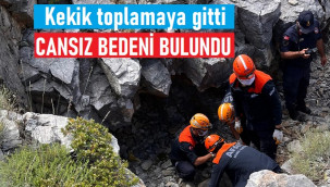 Dağda cansız bedeni bulundu