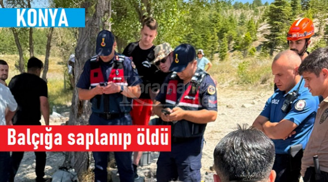 Botunu kurtarmaya çalışırken balçığa saplanıp öldü