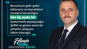 Hüseyin Özdal: Üyenin parasının hesabını üyeden saklamayacağız