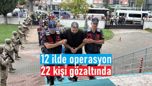 Konya merkezli 12 ilde operasyon: 22 kişi gözaltında
