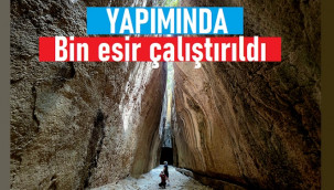 Yapımında bin esirin çalıştırıldığı tünele yoğun ziyaret
