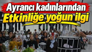 Ayrancı'da Kadınlara Özel Sıra Gecesi'ne yoğun ilgi